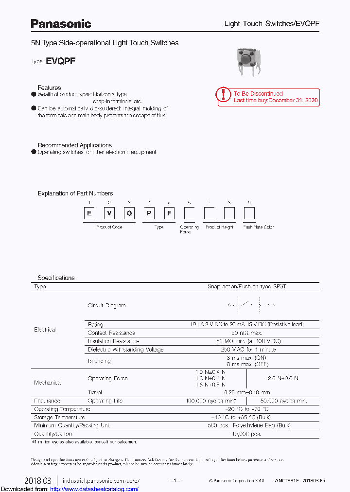 EVQPF_9121724.PDF Datasheet